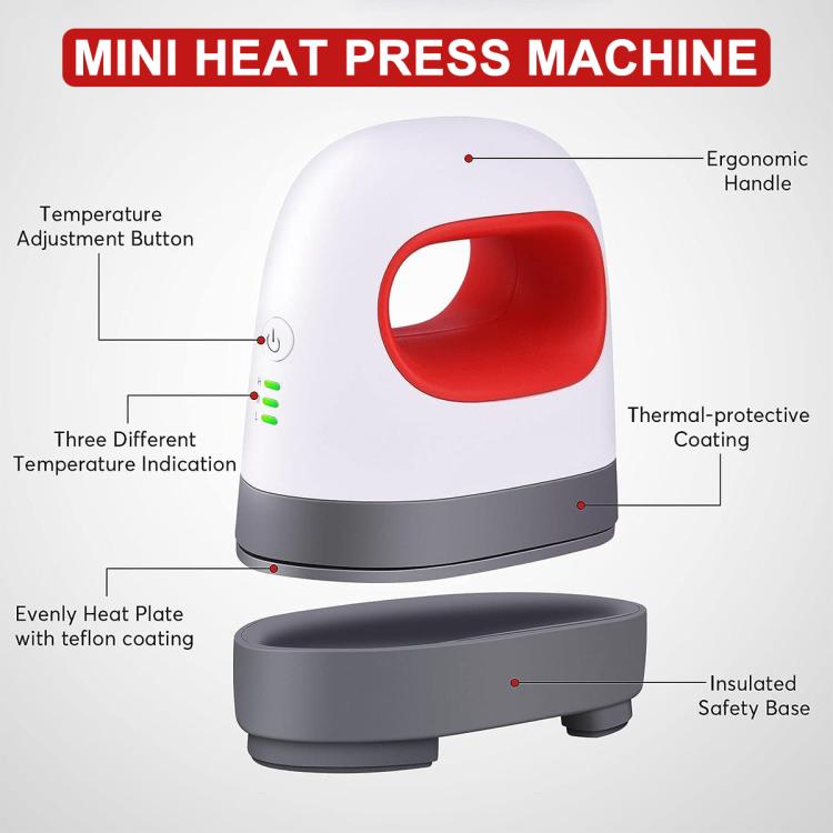 Multifunctional Mini Stamping Machine Clothes Cap Logo Heat Transfer