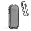 For Insta360 X4 Air PULUZ Metal Protective Cage Rig Housing Frame with Expand Cold Shoe Base, For Insta360 X4 Air