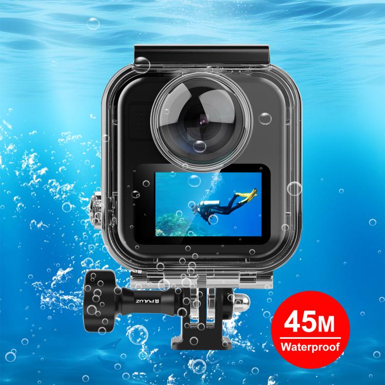 For GoPro MAX2 PULUZ Waterproof Housing 50m Dive Case, Waterproof Housing Case