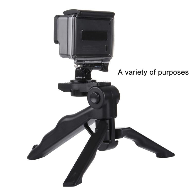 PULUZ klappbares Stativ mit Adapter & Schrauben für GoPro, Insta360, DJI und andere Action-Kameras, max. Traglast: 2 kg