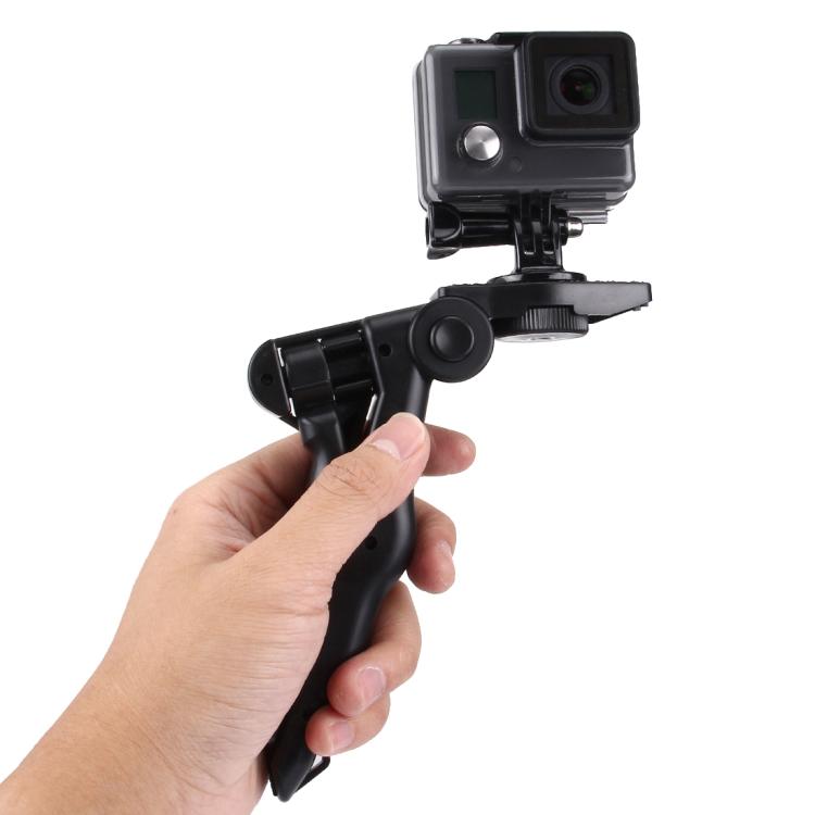 PULUZ klappbares Stativ mit Adapter & Schrauben für GoPro, Insta360, DJI und andere Action-Kameras, max. Traglast: 2 kg