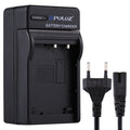 PULUZ EU-Stecker-Akkuladegerät mit Kabel für Casio CNP130 Akku, CNP130 EU-Stecker