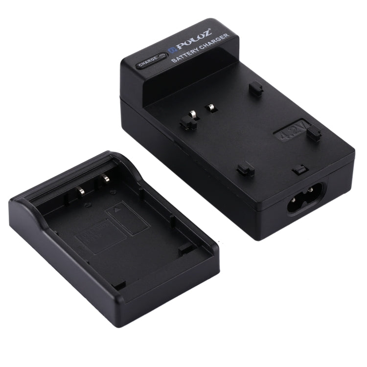 PULUZ EU-Stecker-Akkuladegerät mit Kabel für Casio CNP130 Akku, CNP130 EU-Stecker
