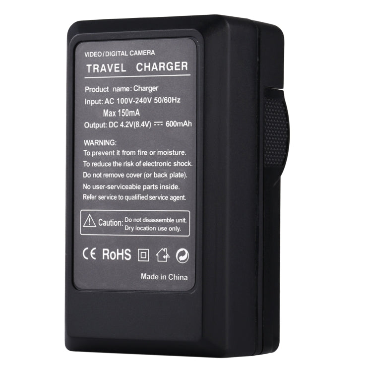 PULUZ EU-Stecker Akkuladegerät mit Kabel für Casio CNP120 Akku, CNP120 EU-Stecker