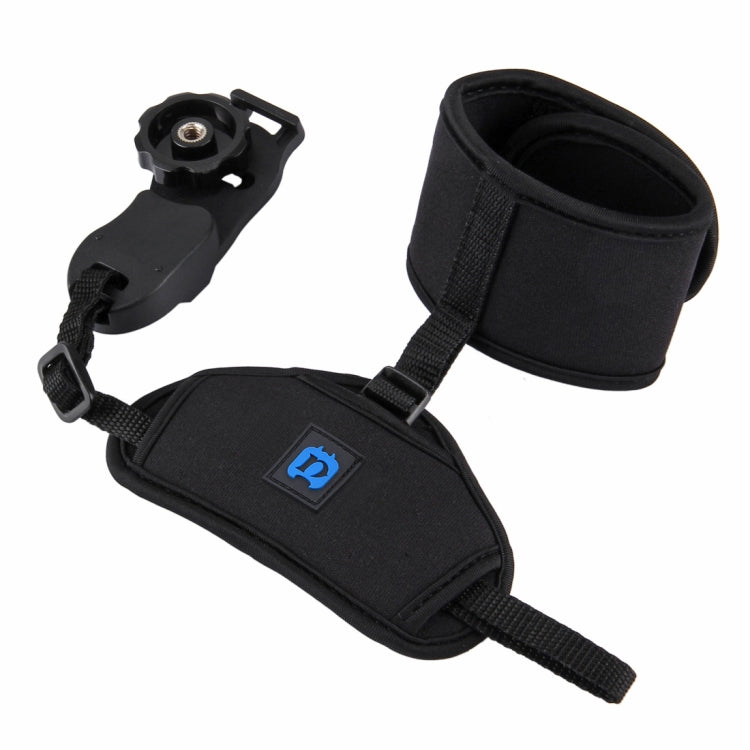 PULUZ weiche Neopren-Handschlaufe mit 1/4-Zoll-Schraube und Kunststoffplatte für SLR / DSLR-Kameras, Handschlaufe