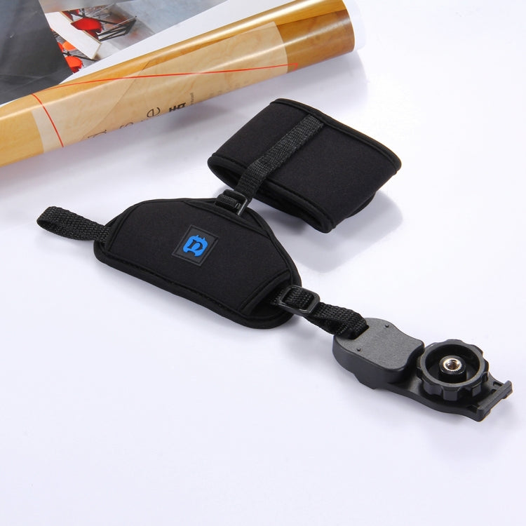PULUZ weiche Neopren-Handschlaufe mit 1/4-Zoll-Schraube und Kunststoffplatte für SLR / DSLR-Kameras, Handschlaufe