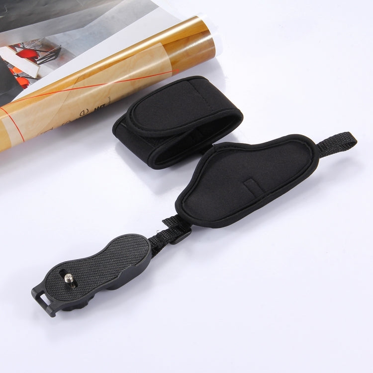 PULUZ weiche Neopren-Handschlaufe mit 1/4-Zoll-Schraube und Kunststoffplatte für SLR / DSLR-Kameras, Handschlaufe