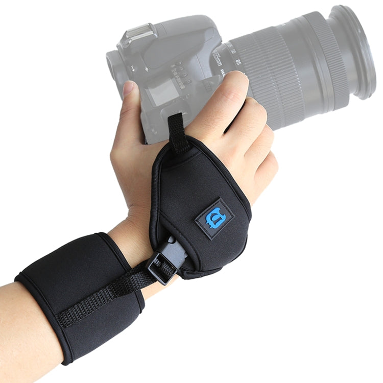 PULUZ weiche Neopren-Handschlaufe mit 1/4-Zoll-Schraube und Kunststoffplatte für SLR / DSLR-Kameras, Handschlaufe