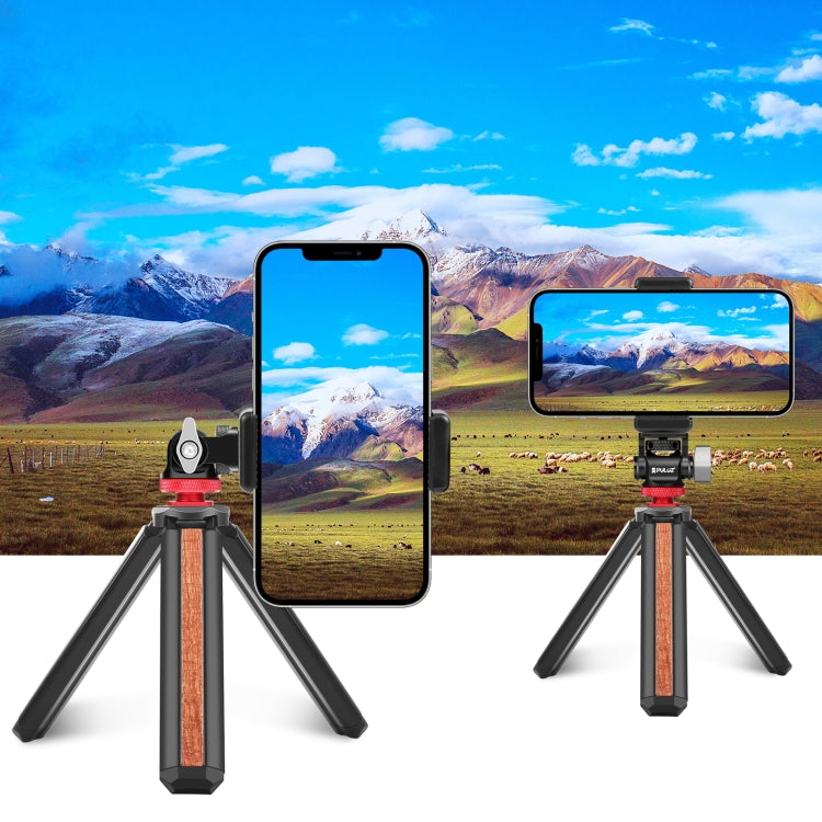 PULUZ Mini 180 Degree Swing Tripod Ball Head Cold Shoe Mount Adapter, Mini 180 Degree Ball Head(Red), Mini 180 Degree Ball Head(Silver)