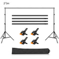 2 x 3m Fotostudio Hintergrundstütze Hintergrund Querstrebe Halterung, 2 x 3m