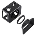 PULUZ für Sony RX0 Schutzgehäuse aus Aluminiumlegierung + 37mm UV-Filterlinse + Sonnenblende inklusive Schrauben und Schraubendrehern (Schwarz)