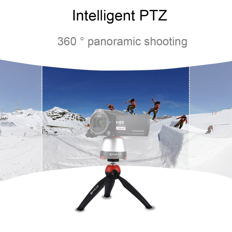 PULUZ Pocket Mini-Stativhalterung mit 360-Grad-Kugelkopf & Handyhalterung für Smartphones, Stativ + Halterung