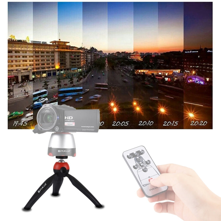 PULUZ Pocket Mini-Stativhalterung mit 360-Grad-Kugelkopf & Handyhalterung für Smartphones, Stativ + Halterung