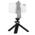 PULUZ verstellbares 5-Stufen-Tischstativ mit 1/4-Zoll-Gewinde für DSLR- und Digitalkameras, verstellbare Höhe: 16,5–21,5 cm
