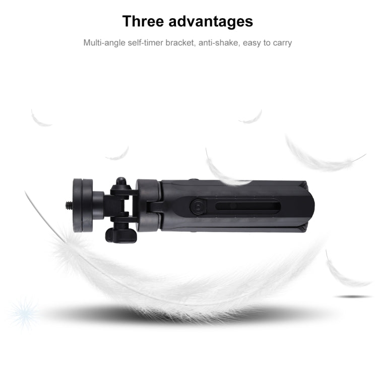 PULUZ verstellbares 5-Stufen-Tischstativ mit 1/4-Zoll-Gewinde für DSLR- und Digitalkameras, verstellbare Höhe: 16,5–21,5 cm