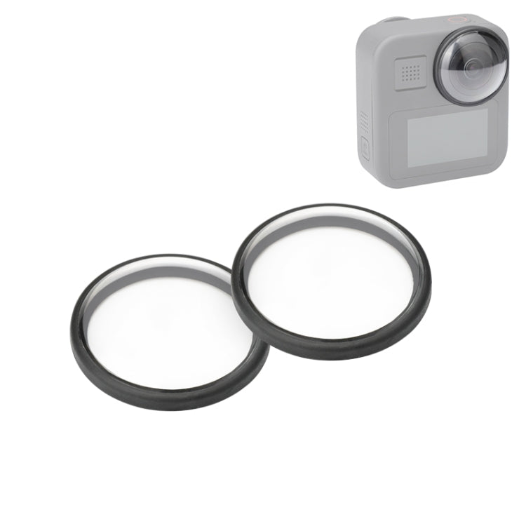 2 STK. PULUZ Schutz-Objektivabdeckung aus Acryl für GoPro Max, Objektivabdeckung