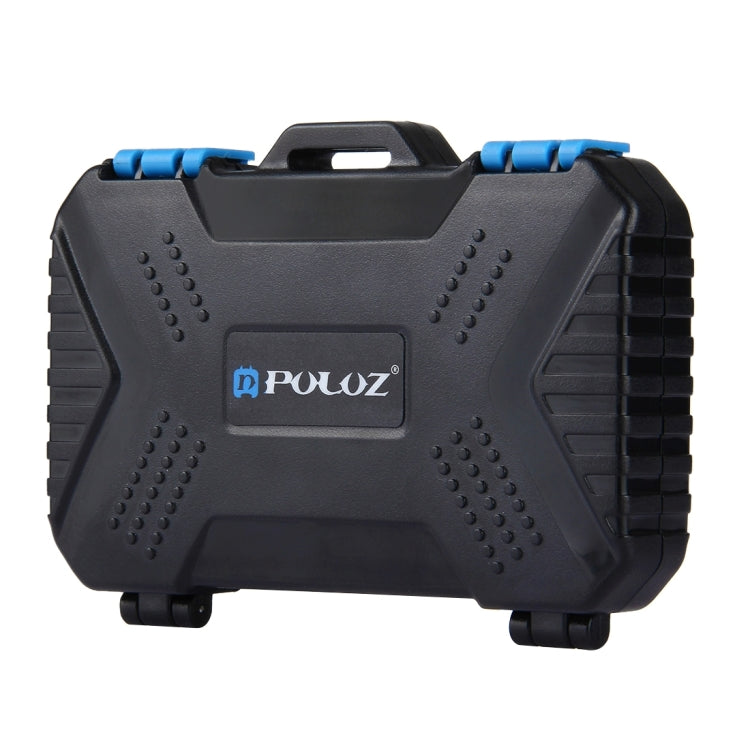 PULUZ 27-in-1 Speicherkartenetui für 4CF + 8SD + 9TF + 1Karten-Pin + 1Standard-SIM + 2Micro-SIM + 2Nano-SIM, 27-in-1