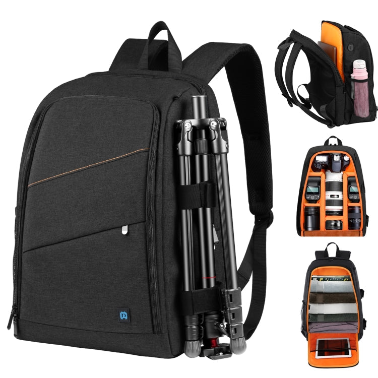 PULUZ Outdoor Tragbare Wasserdichte Kratzfeste Dual Shoulders Rucksack Handheld PTZ Stabilisator Kameratasche mit Regenschutz für Digitalkamera, DJI Ronin-SC / Ronin-S, Rucksack (Grau), Rucksack (Schwarz)