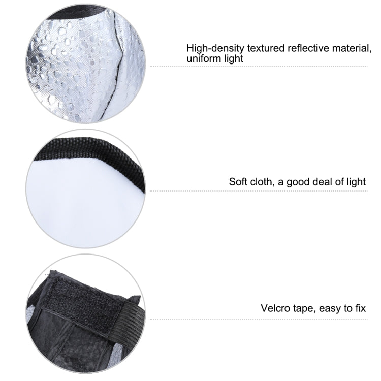 PULUZ 20cm Octangle Style Foldable Soft Flash Light Diffuser Softbox