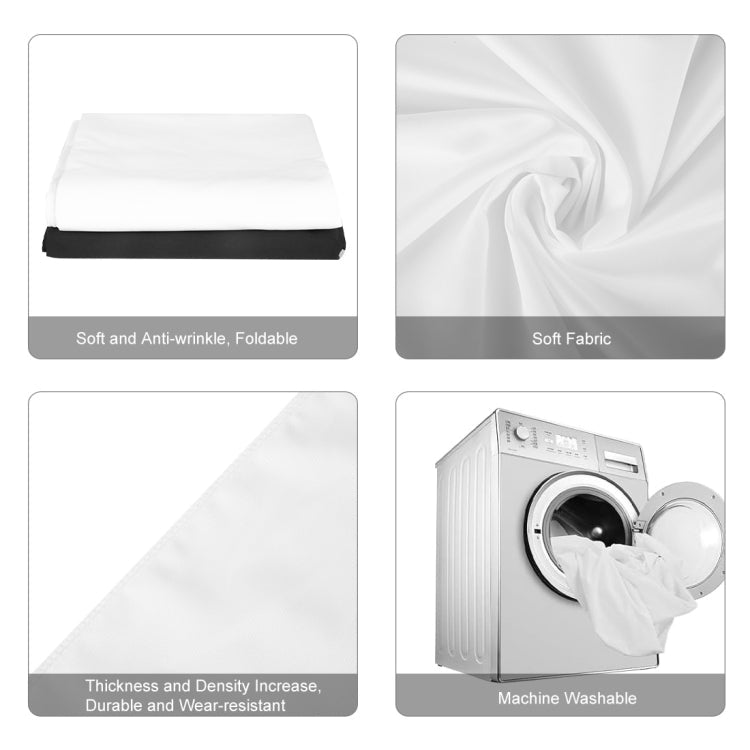 PULUZ 1m x 1,5m Fotohintergrund Fotostudio Hintergrundstoff, 1m x 1,5m, 1 x 1,5m