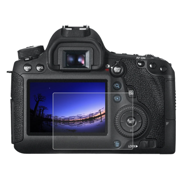 PULUZ 2,5D 9H Hartglasfolie für Canon 6D, kompatibel mit Sony HX50 / HX60, Olympus TG3 / TG4 / TG5, Nikon AW1, für Canon 6D