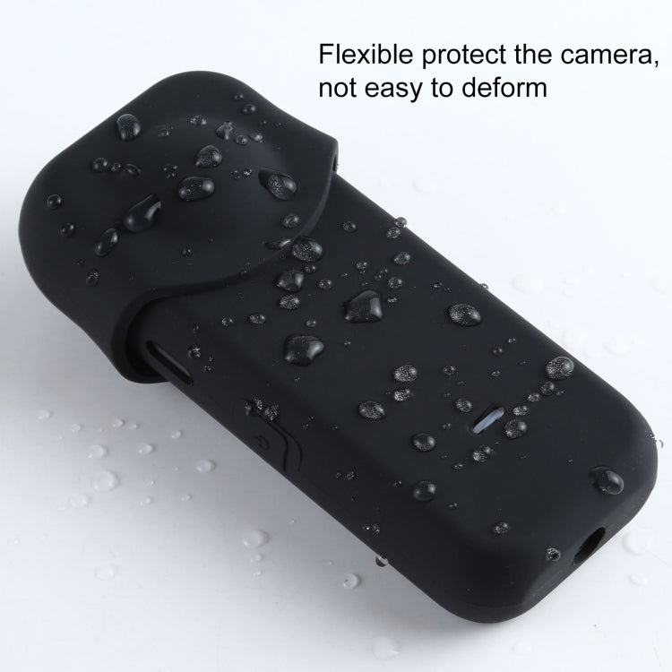PULUZ Full Body Dust-proof Silicone Protective Case for Insta360 ONE X2(Black)