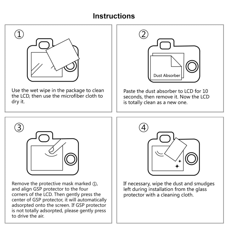 PULUZ 2.5D 9H Tempered Glass Film for Fujifilm X-A3, Compatible with Fujifilm X-T1 / X-T2 / X-A5 / X-A10 / X-A20, X-A3 Protector