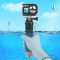 PULUZ Schwimmender Schaumstoff-Handgriff, Auftriebsstange mit Handschlaufe und Schnellverschlussbasis für GoPro, Insta360, DJI und andere Action-Kameras, Schwimmender Schaumstoff-Handgriff