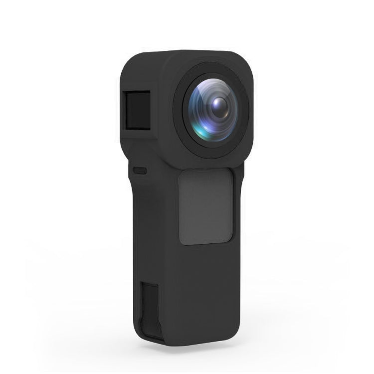 PULUZ Silicone Protective Case with Lens Cover for Insta360 One RS 1-Inch 360 Edition, Silicone Case(Black), Silicone Case(Red)
