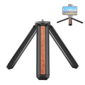 PULUZ Desktop-Vlogging-Live-Stativ mit Holzeinlage (Schwarz)