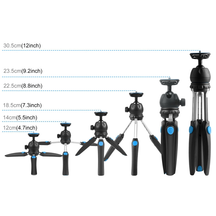 PULUZ Mini-VLOG-Live-Stabilisator-Stativ mit Handyhalterung für Smartphones, Mini-VLOG-Live-Stabilisator (Blau), Mini-VLOG-Live-Stabilisator (Rot)