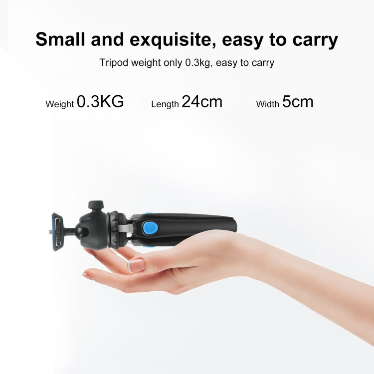 PULUZ Mini-VLOG-Live-Stabilisator-Stativ mit Handyhalterung für Smartphones, Mini-VLOG-Live-Stabilisator (Blau), Mini-VLOG-Live-Stabilisator (Rot)