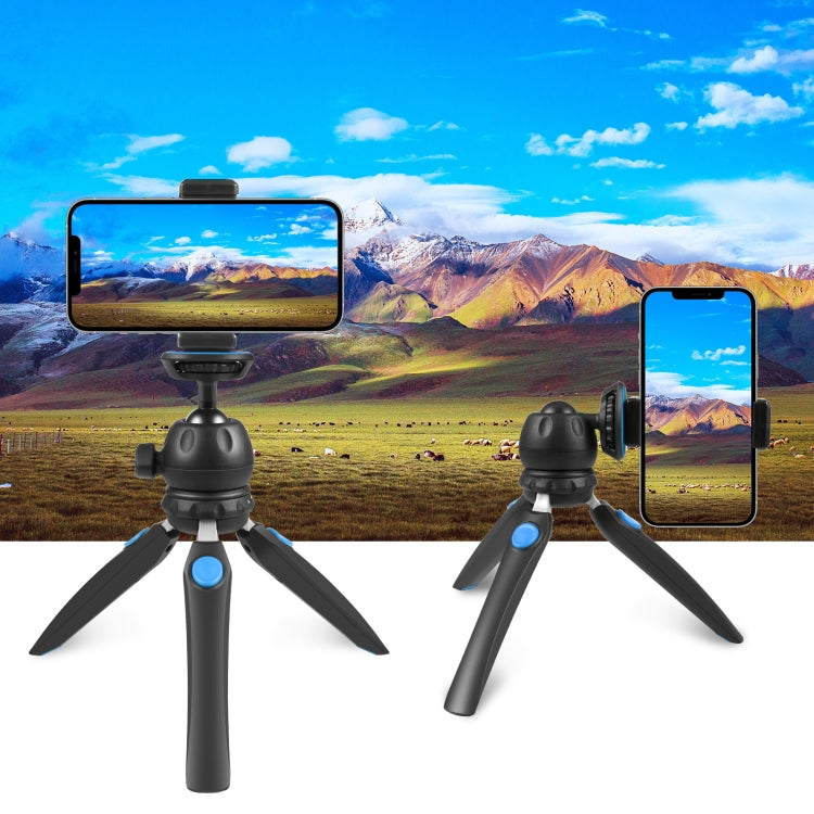 PULUZ Mini-VLOG-Live-Stabilisator-Stativ mit Handyhalterung für Smartphones, Mini-VLOG-Live-Stabilisator (Blau), Mini-VLOG-Live-Stabilisator (Rot)