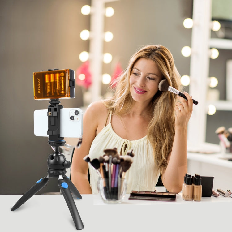 PULUZ Mini-VLOG-Live-Stabilisator-Stativ mit Handyhalterung für Smartphones, Mini-VLOG-Live-Stabilisator (Blau), Mini-VLOG-Live-Stabilisator (Rot)