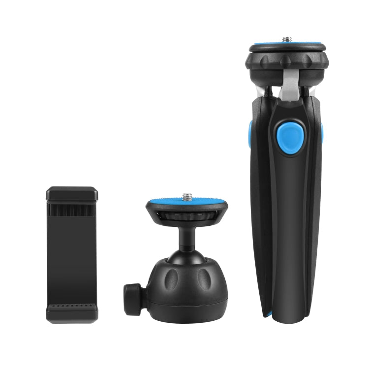 PULUZ Mini-VLOG-Live-Stabilisator-Stativ mit Handyhalterung für Smartphones, Mini-VLOG-Live-Stabilisator (Blau), Mini-VLOG-Live-Stabilisator (Rot)