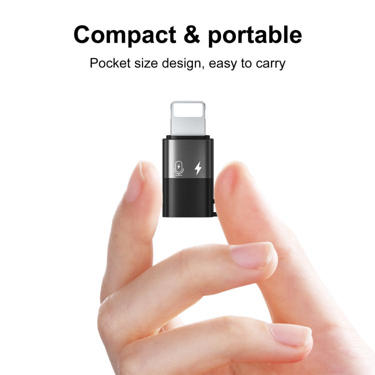 PULUZ 8 Pin to USB-C / Type-C  PD OTG Adapter, 8 Pin OTG Adapter