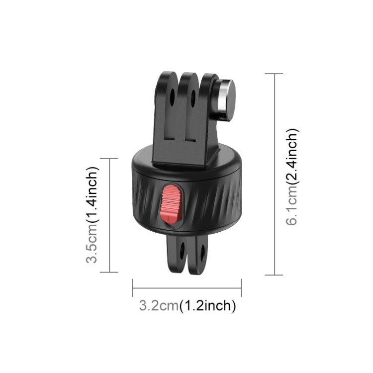 PULUZ Action-Kamera Magnetischer Basisadapter (Schwarz)