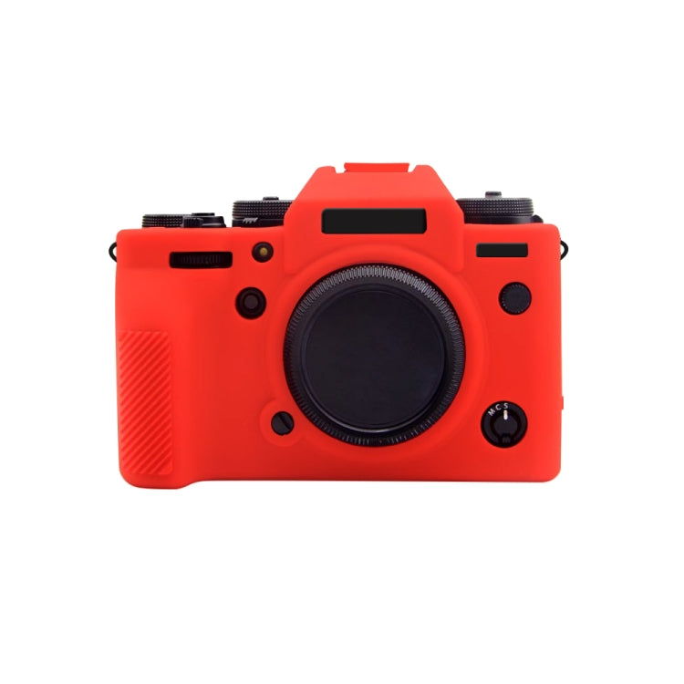 PULUZ Soft Silicone Protective Case for Fujifilm X-T4(Red)