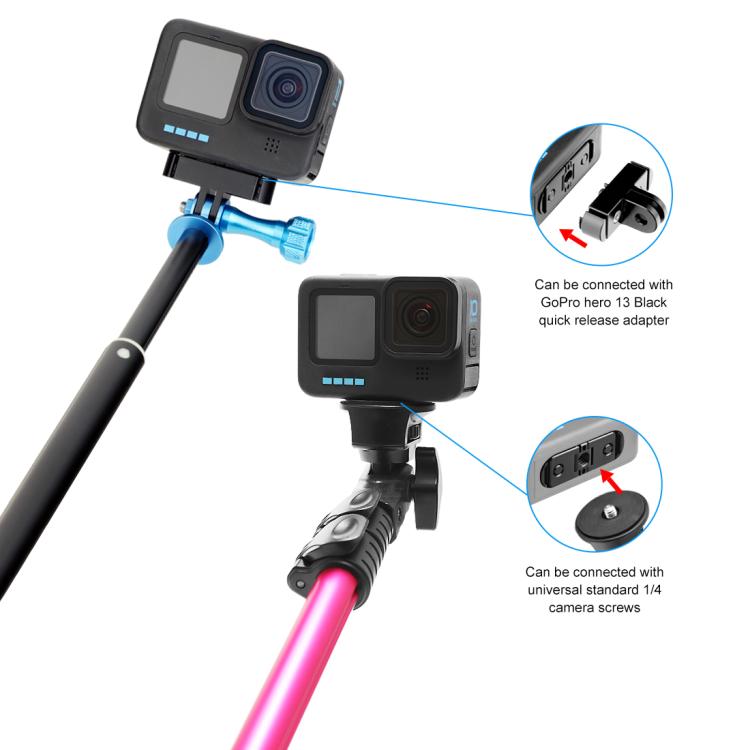 PULUZ Quick Release Magnetic Folding Finger Base Mount for GoPro HERO12 Black /11 Black /11 Black mini /10 Black /9 Black /8 Black / Max, Folding Finger Base Mount