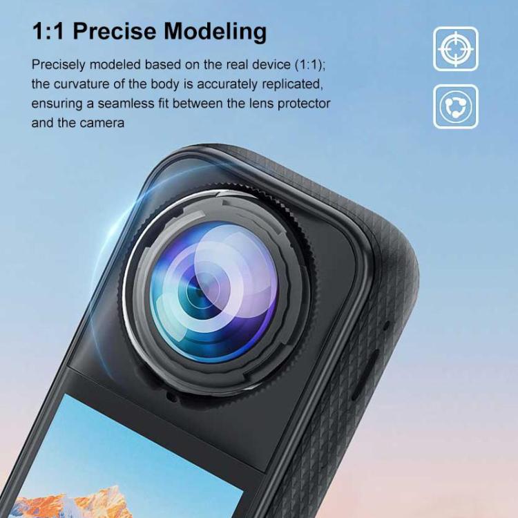 For Insta360 X5 PULUZ Rotation PC Lens Guard  Protective Cover, Rotating PC Lens Guard