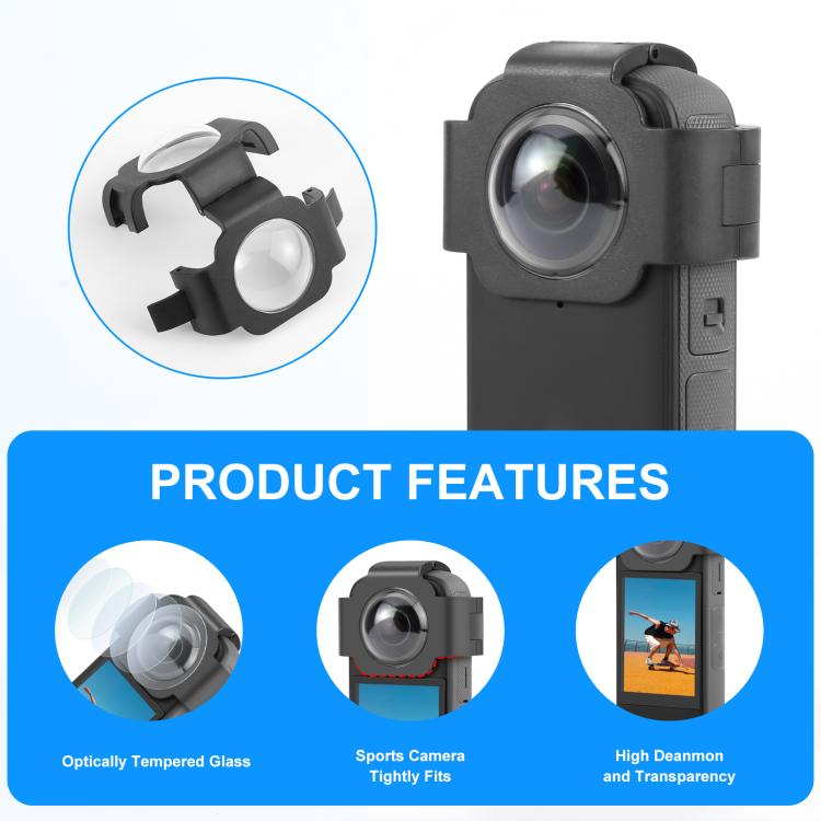 Für Insta360 X3 PULUZ Objektivschutzhülle, Objektivschutz