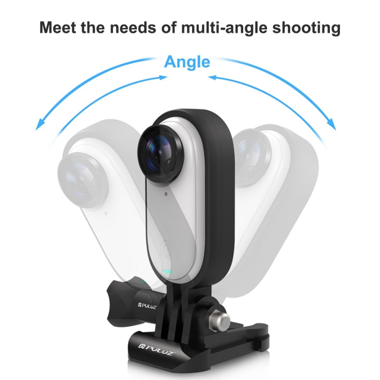 For Insta360 GO 3 / GO 3S PULUZ Body Plastic Protective Frame Cage with Screw & Quick Release Buckle (Black)