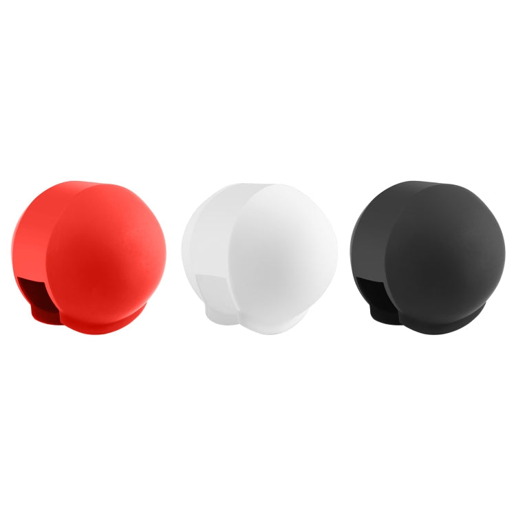 For Insta360 X3 / X4 PULUZ Invisible Dive Case Lens Guard Silicone Protective Cover (Red)