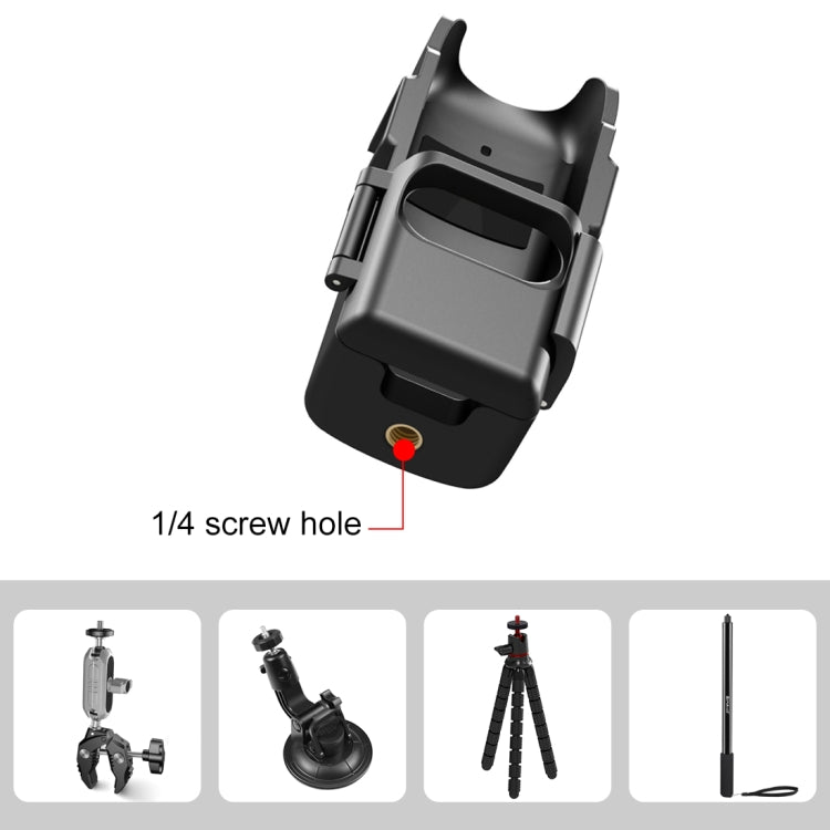 For DJI OSMO Pocket 3 PULUZ Protection Frame Expansion Adapter Bracket (Black)