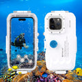 PULUZ 40m/130ft Waterproof Diving Case for 15 Pro Max / 15 Plus / iPhone 14 Plus / 14 Pro Max / 13 Pro Max / 12 Pro Max / 11 Pro Max, with One-way Valve Photo Video Taking Underwater Housing Cover, For iPhone 15 Pro Max / 15 Plus / 14 Plus             ...