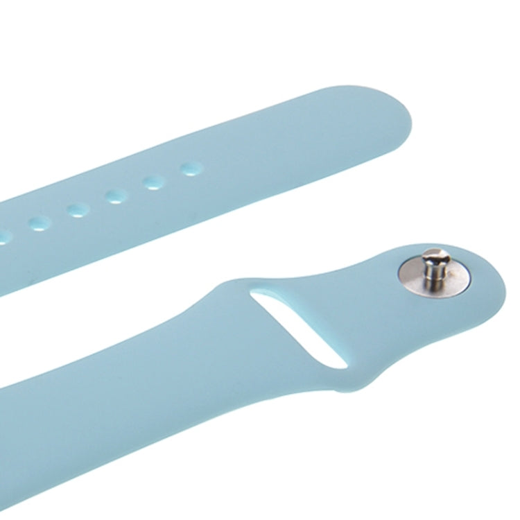 For Apple Watch Sport 38mm High-performance Rubber Sport Watch Band with Pin-and-tuck Closure