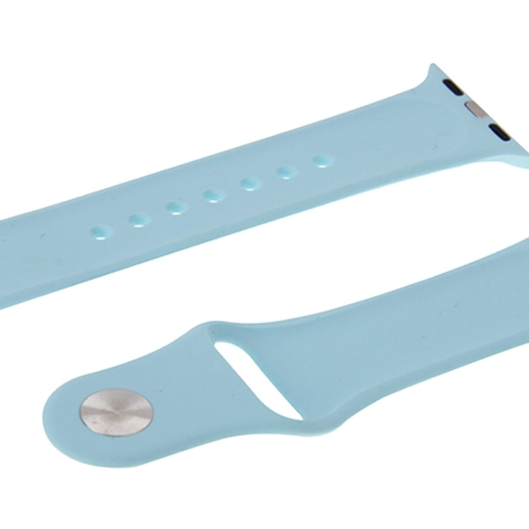 For Apple Watch Sport 38mm High-performance Rubber Sport Watch Band with Pin-and-tuck Closure