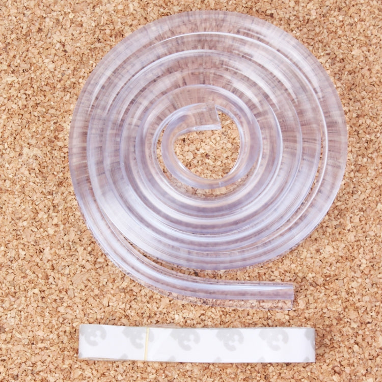 Kantenschutz für Babys, weiches Kantenpolster für Tische und Schreibtische, Länge: 1 m, 100 cm (transparent)