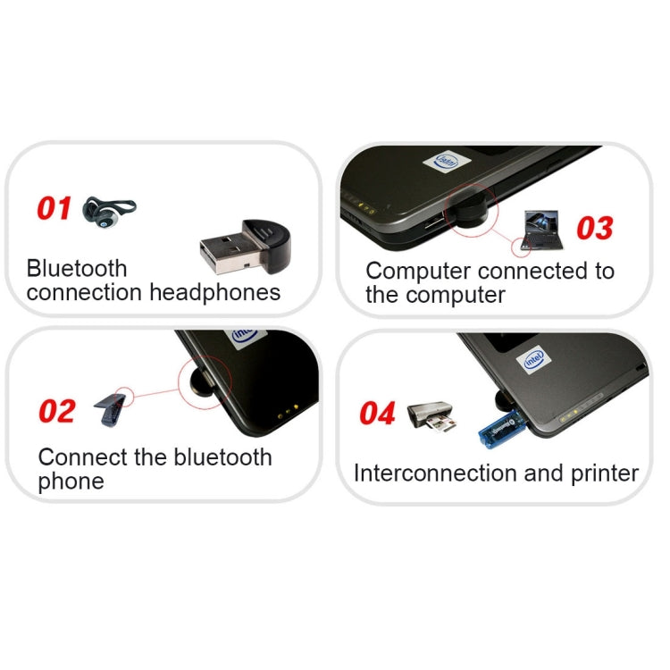 Driveless Bluetooth USB Dongle (Adapter) With CSR Chip,Plug & Play