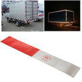 10 PCS Safety Warning Car Strap Reflective Truck Sticker, Size: 29.5cm x 4.8cm (Red + Silver), Warning Car Strap